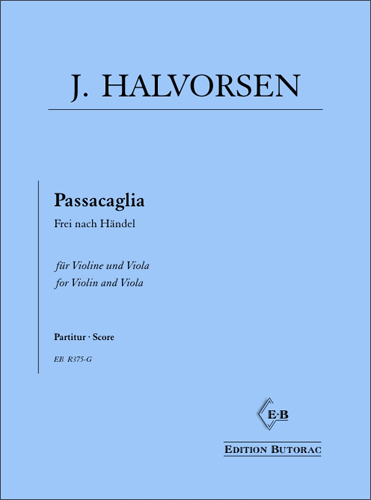 Cover - Johan Halvorsen, Passacaglia